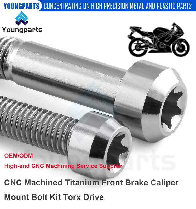 Upgrade Your Motorcycle′s Braking System with a Titanium Front Brake Caliper Mount Bolt Kit Torx Drive