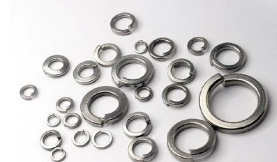Rondelle elastiche DIN127 M6 in acciaio inossidabile e titanio
